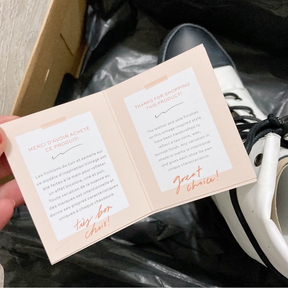 Free People Goldie Lug Sole Lace Up Combat Boots Black/White Size 36/US 6 NWT - Picture 3 of 15